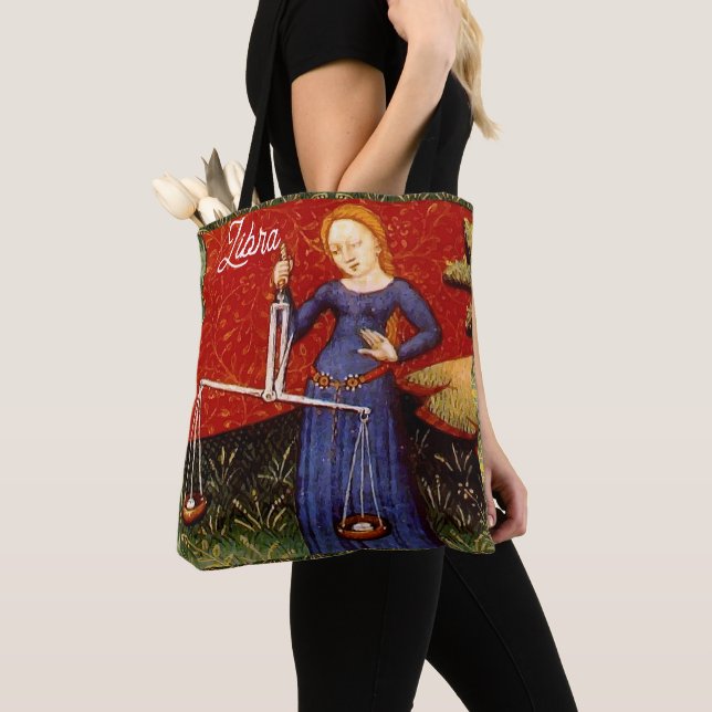 Bolsa Tote Símbolo Libra Zodiac Escala Festa de aniversário (Close Up)