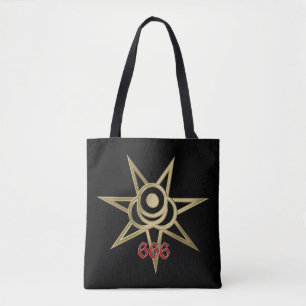 Bolsa Tote Símbolo oculto septagram