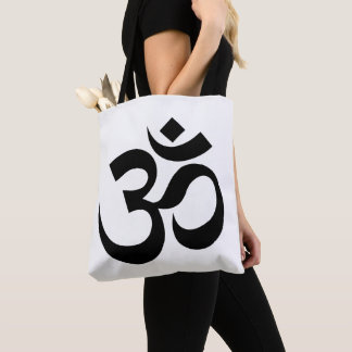 Bolsa Tote Símbolo Om Ohm Yoga Espiritual Budismo