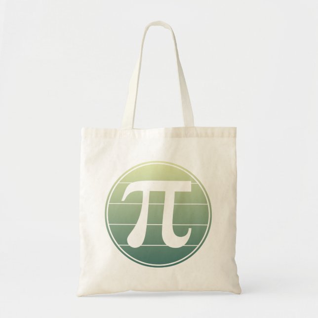 Bolsa Tote Símbolo Pi Gradiente Dia Pi | Feliz dia de matemát (Frente)