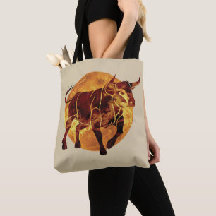 Bolsa Tote Símbolo Taurus Zodiac