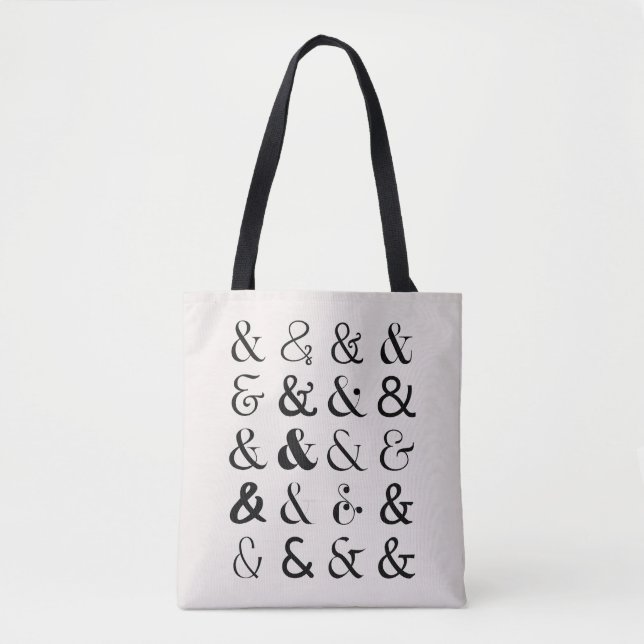 Bolsa Tote Símbolos Ampersand (Frente)