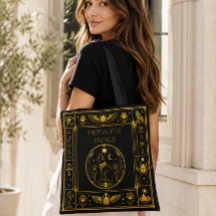 Símbolos do Antigo Egito em Padrão Preto Dourado L