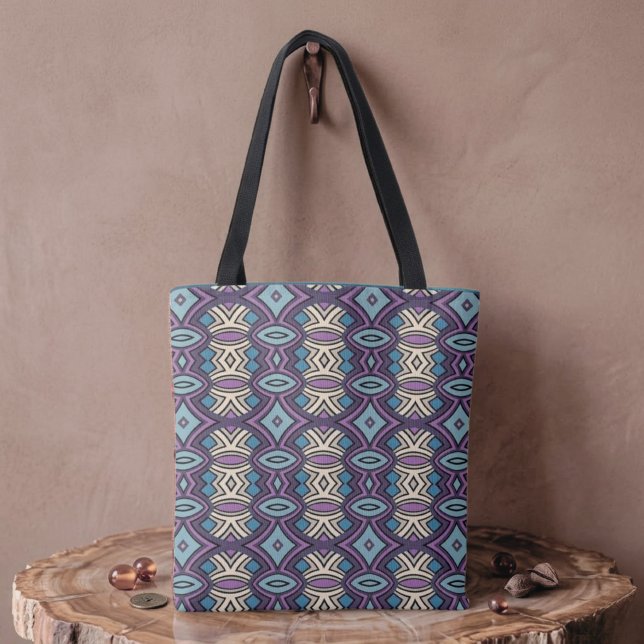 Bolsa Tote Simetria de Diamante e Oval (Criador carregado)