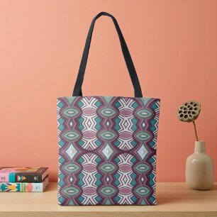 Bolsa Tote Simetria de Diamante e Oval
