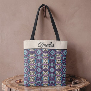Bolsa Tote Simetria de Diamante e Oval Chic