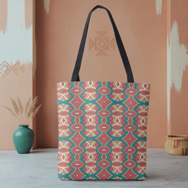 Bolsa Tote Simetria de Diamante e Oval Chic (Criador carregado)