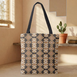 Bolsa Tote Simetria de Diamante e Oval Chic