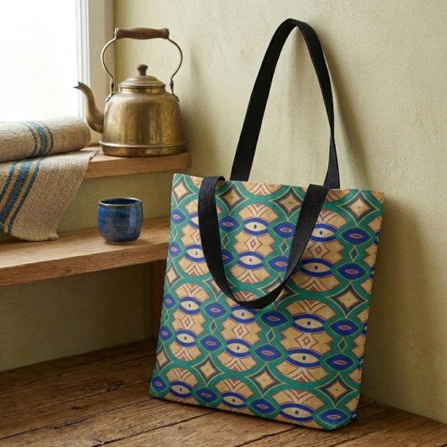 Bolsa Tote Simetria de Diamante e Oval Macio (Criador carregado)