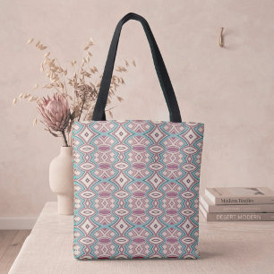 Bolsa Tote Simetria de Diamante e Oval Macio