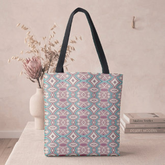 Bolsa Tote Simetria de Diamante e Oval Macio