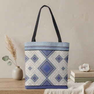 Bolsa Tote Simetria Índigo