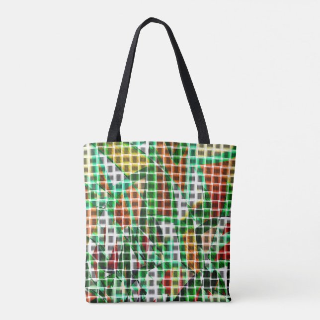 Bolsa Tote Similar to woven basket on a grass photo (Verso)