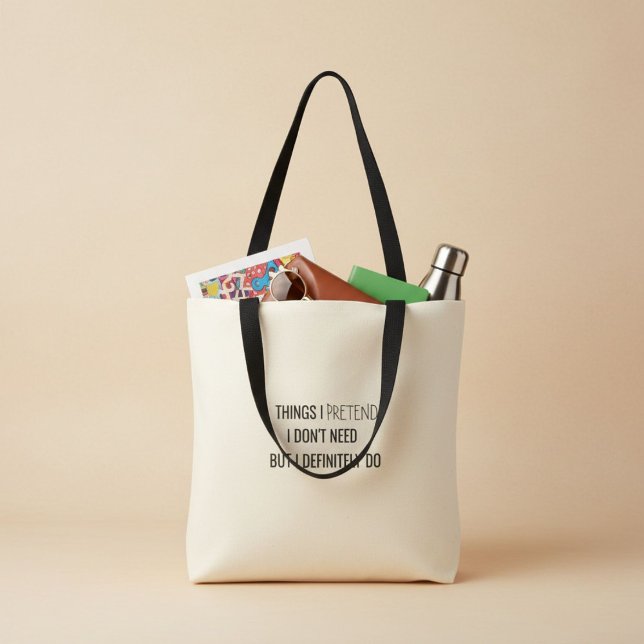 Bolsa Tote  Simple inspirational motivational typography   (Criador carregado)