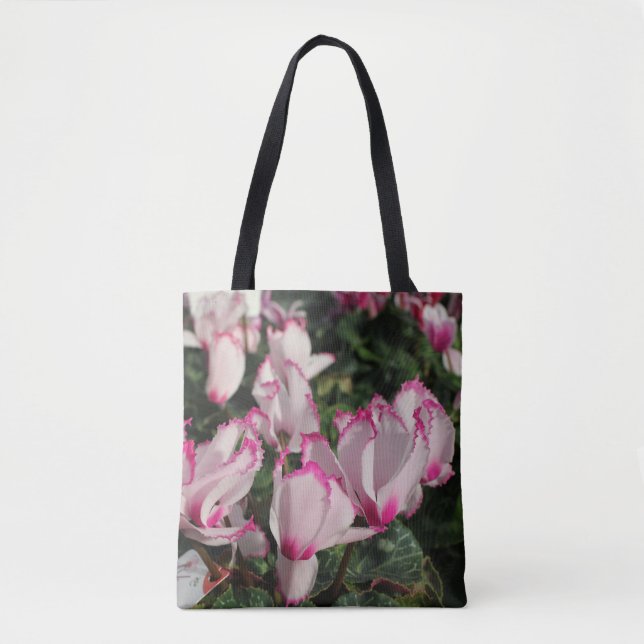 Bolsa Tote Simples ciclame (Frente)