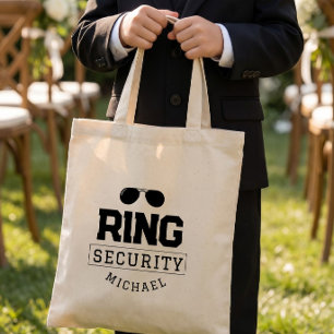 Bolsa Tote Simples Criança De Casamento De Segurança Engraçad