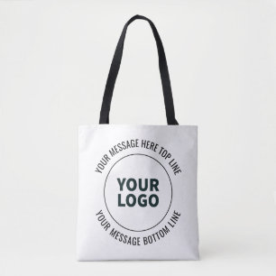 Bolsa Tote Simples de substituir com seu logotipo ou imagem