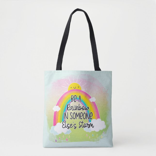 Bolsa Tote Simples e colorido (Frente)