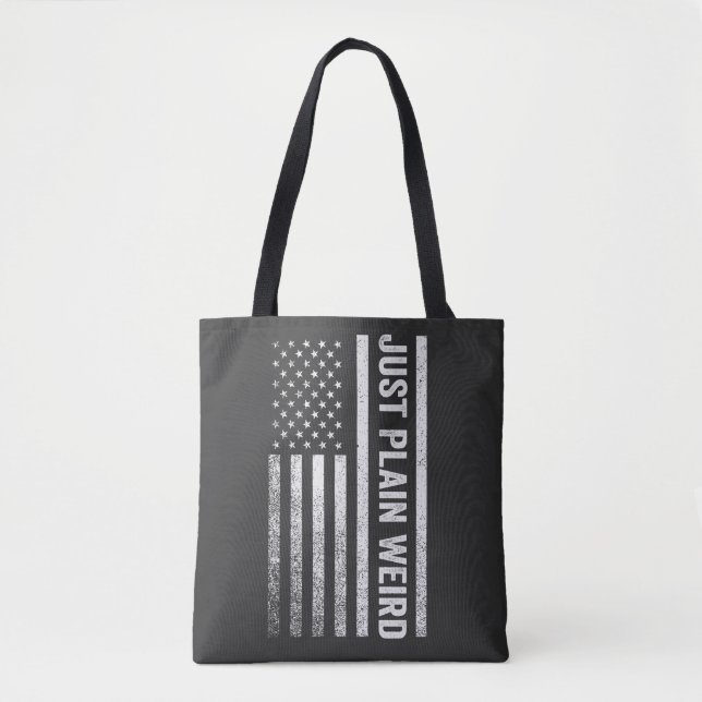 Bolsa Tote Simples e Estranha Eleição de Bandeira Americana K (Frente)