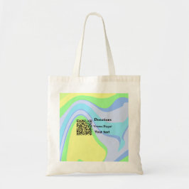 Bolsa Tote Simples e mínimo adicionar doações de código de ba