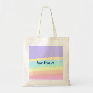 Bolsa Tote simples letra inicial monograma adicionar sua letr