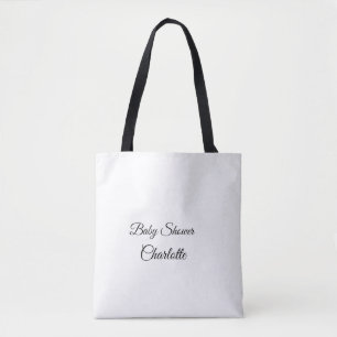 Bolsa Tote SIMPLES MINIMAL.CUTE ADICIONE O NOME DO BEBÊ baby