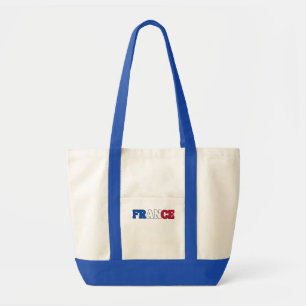 Bolsa Tote Simples Moderno Roupa de Bandeira Nacional da Fran