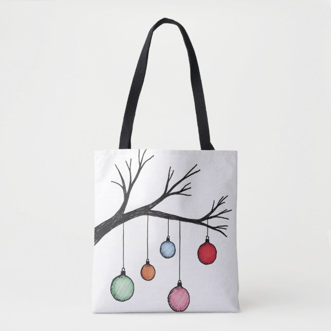 Bolsa Tote Simples para o Dia a Dia – Reutilizável (Frente)