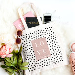 Bolsa Tote Simples, preto e rosa |Deixar que o nosso valor se<br><div class="desc">Simples,  preto e rosa |Deixar que o nosso valor seja</div>