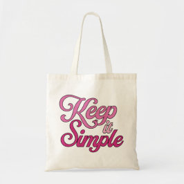 Bolsa Tote Simples (Rosa)