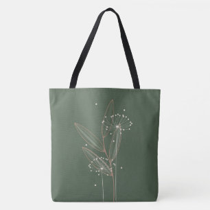 Bolsa Tote Simples toque da natureza semeando a terra