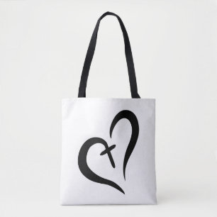 Bolsa Tote simplesmente amor bonitinho + fé = design