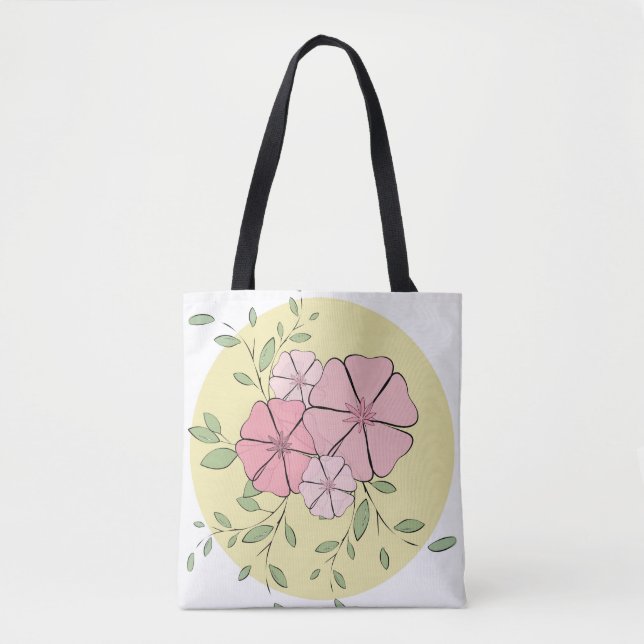 Bolsa Tote Simplesmente Floral (Frente)