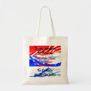 Bolsa Tote Simplesmente Inspirado para a América