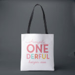 BOLSA TOTE SIMPLESMENTE MARAVILHOSO<br><div class="desc">SIMPLESMENTE ONDEROSO. MARQUE SEU PEQUENO DIA ESPECIAL COM ESTILO NESTE PRIMEIRO DESIGN DE ANIVERSÁRIO PERSONALIZÁVEL. PARTE DE UMA COLEÇÃO.</div>