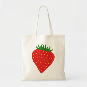 Bolsa Tote Simplesmente Saco personalizado de Morango - escol