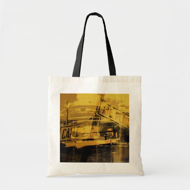 Bolsa Tote Sinal amarelo do carro e de rua (Frente)