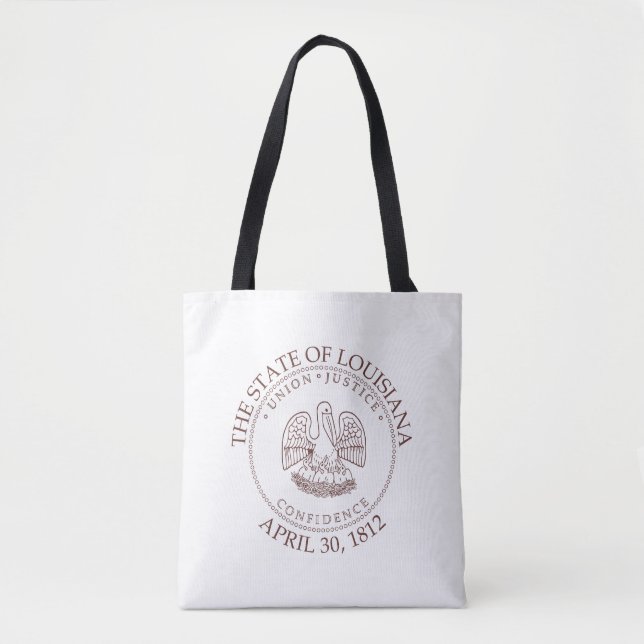 Bolsa Tote sinal da Louisiana (Frente)