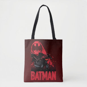 Bolsa Tote Sinal de Bat Batman Crimson