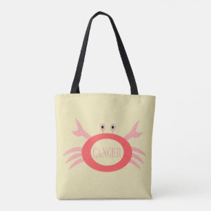 Bolsa Tote Sinal de cancer - Sinal de Caranguejo - Saco