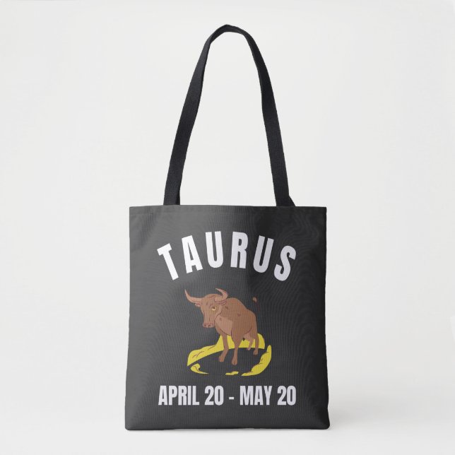 Bolsa Tote Sinal de estrela Taurus (Frente)