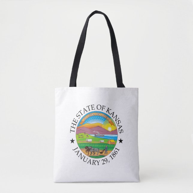 Bolsa Tote sinal de Kansas (Frente)