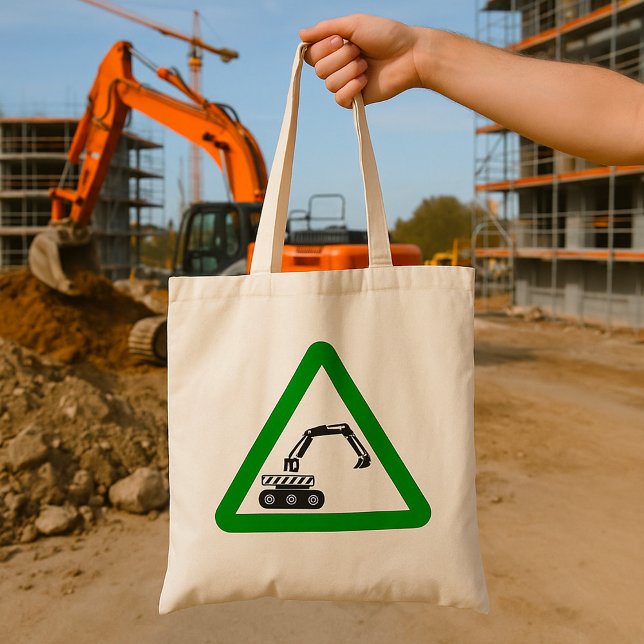 Bolsa Tote Sinal de Máquina Robô Sinal Tote Bag (Criador carregado)