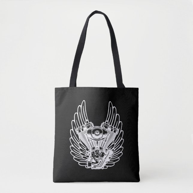 Bolsa Tote Sinal de motociclista (Frente)