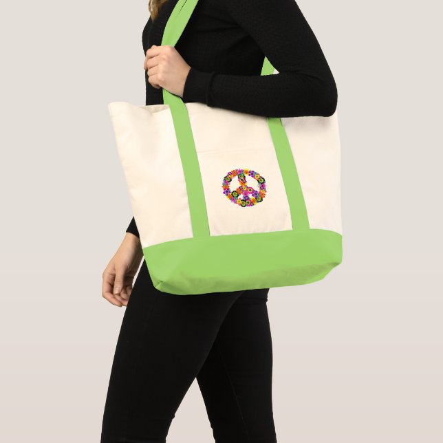 Bolsa Tote Sinal de Paz (Frente (produto))