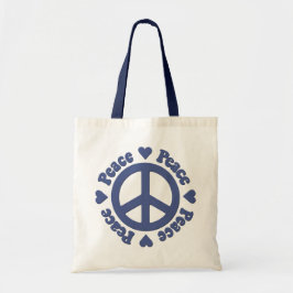 Bolsa Tote Sinal de Paz Azul - Bandeja
