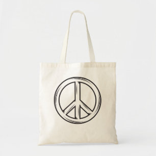 Bolsa Tote Sinal de paz para homens e mulheres