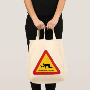 BOLSA TOTE SINAL DE TRÁFEGO DE TRÁFEGO DE PESSOAS SECAS