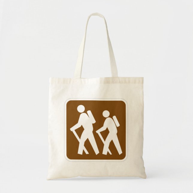 Bolsa Tote Sinal de Trilha Clássica Muito Divertido (Frente)
