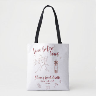 Bolsa Tote Sinal de Vino Antes dos Votos